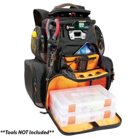 WILD RIVER Nomad XP-Lighted Backpack w/ USB Charging System w/2 PT3600 Trays WT3605